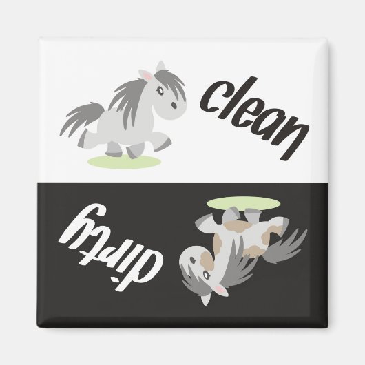 食洗機マグネット：ポニーナット マグネット (正面)