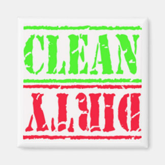 食洗機マグネット – 正方形RE-WH-GR マグネット