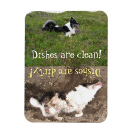 食洗機リマインダー，クリーンとダーティカスタマイズ,  マグネット