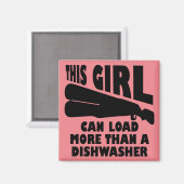 食洗機冷蔵庫用マグネット以上の負荷おもしろい マグネット (正面/裏面)