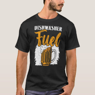 食洗機燃料食器洗い専門ビールドリンケ Tシャツ