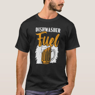 食洗機燃料食器洗い専門ビールドリンケ Tシャツ