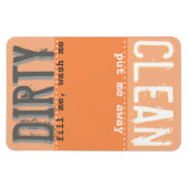 食洗機用オレンジ磁石 – クリーン/ダーティマグネット マグネット (横)