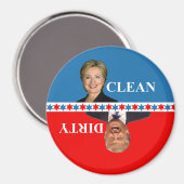 食洗機磁石クリントン・トランプ マグネット (正面/裏面)