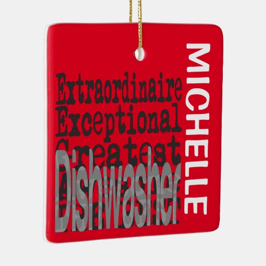 食洗機非凡なカスタム セラミックオーナメント (右)