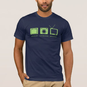 「食洗機、Clotheswasher、ライムのBrainwasher」 Tシャツ