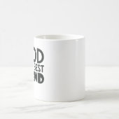 食物は僕の友最高のだ コーヒーマグカップ (中央)