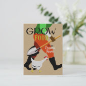 食物を育てる ポストカード (スタンド正面)