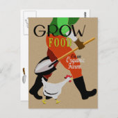 食物を育てる ポストカード (正面/裏面)