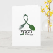 食物アレルギーのアレルギーの認識度 カード (黄色い花)