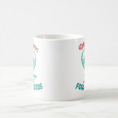 食物アレルギーの認識度月のおもしろいなコーヒー・マグのギフト コーヒーマグカップ (中央)
