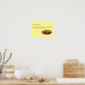 食物アレルギーの通知 ポスター (キッチン)