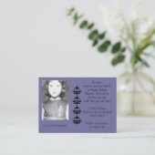 食物アレルギー識別連絡写真カード コーリングカード (スタンド正面)