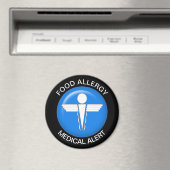 食物アレルギー警告磁石 マグネット (インサイチュ (食洗機))