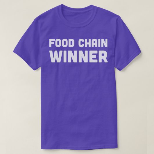 食物連鎖の勝者 Tシャツ (デザイン正面)