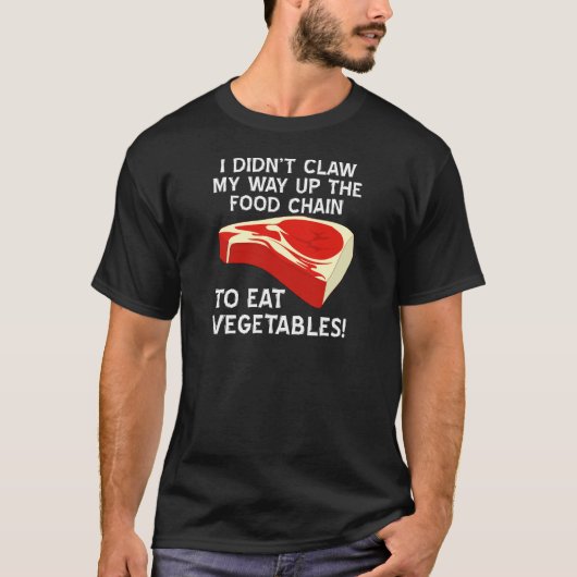 食物連鎖を真っ暗にする Tシャツ (正面)