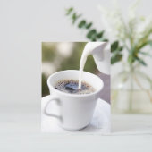 食物、飲食物、コーヒー、クリーム、クリーム ポストカード (スタンド正面)