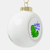 食用の昆虫>おいしい多くの♦サエプライ♦ セラミックボールオーナメント (左)