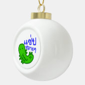 食用の昆虫>おいしい多くの♦サエプライ♦ セラミックボールオーナメント (右)