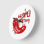 食用の昆虫>おいしい多くの♦サエプライ♦ ラウンド壁時計 (傾斜)