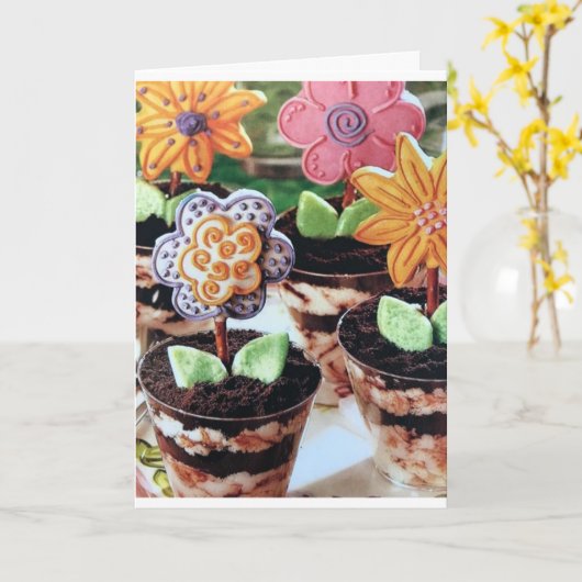 「食用の開花」花を育てる人のため カード (黄色い花)