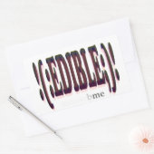 食用の 長方形シール (封筒)