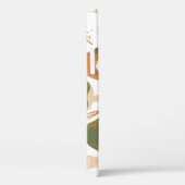 食用キノコのリノカットヴィンテージパターン Case-Mate iPhoneケース (裏面 / 右)