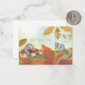 食用ドームスパーソナライズされた(Glis glis) ノートカード (正面/裏面インサイチュ)