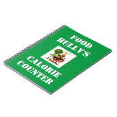 食糧いじめっ子のカロリーのカウンター ノートブック (左側)