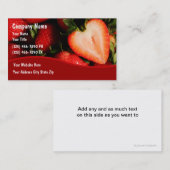 食糧いちごの名刺 名刺 (正面/裏面)