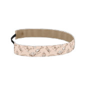 食糧が付いているパターン アスレチックヘッドバンド (左)