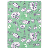 食糧が付いているパターン クリップボード (裏面)