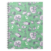 食糧が付いているパターン ノートブック (正面)