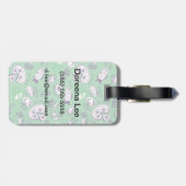 食糧が付いているパターン ラゲッジタグ (裏面横)