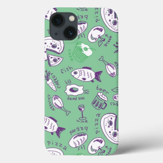 食糧が付いているパターン Case-Mate iPhoneケース (裏面)