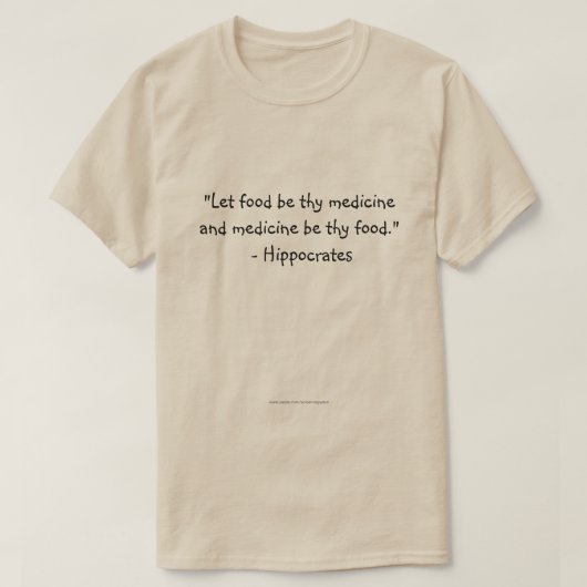 食糧がthy薬があるようにして下さい tシャツ (デザイン正面)
