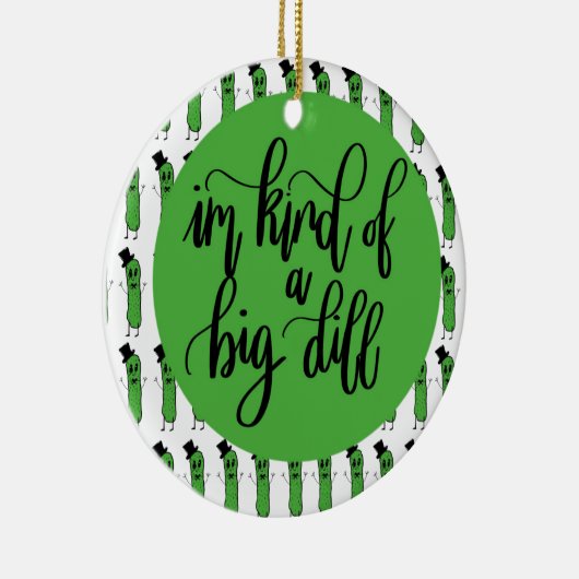 食糧しゃれ"IM種類の大きいディル"の セラミックオーナメント (右)