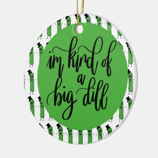 食糧しゃれ"IM種類の大きいディル"の セラミックオーナメント (左)