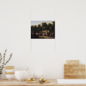 食糧とワインの流通 ポスター (キッチン)