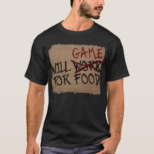 食糧のためのゲーム Tシャツ (正面)