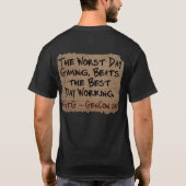 食糧のためのゲーム Tシャツ (裏面)
