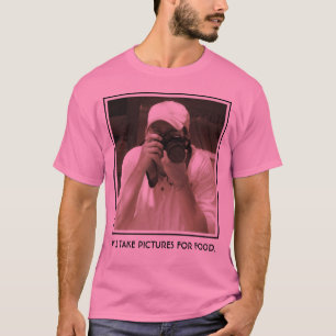 食糧のための写真を撮ります Tシャツ