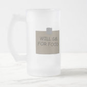 食糧のためのGM フロストグラスビールジョッキ (左)