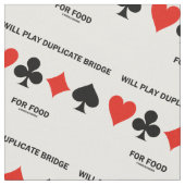 食糧カードスーツのための重複した橋を遊びます ファブリック (クローズアップ)