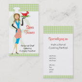 食糧シェフの料理の名刺 名刺 (正面/裏面)