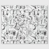 食糧スケッチ ラッピングペーパー (フラット)