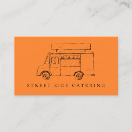 食糧トラックのオレンジ名刺 名刺