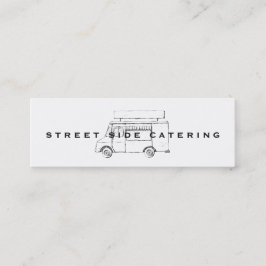 食糧トラックの小型名刺 スキニー名刺