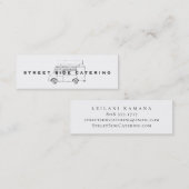 食糧トラックの小型名刺 スキニー名刺 (正面/裏面)