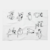 食糧パグ キッチンタオル (横)